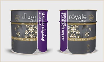 ROYALE ATMOS HEALTH SHIELD Advanced Indoor Wall Paint with Anti-Bacterial and Anti-Pollution Features, Ultra Low VOC, Excellent Washability, Outstanding Stain Resistance, and Fade Protection for a Healthier Living Environment